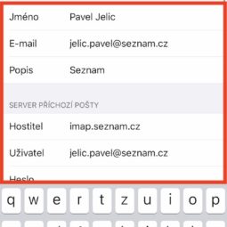 Jak přidat e mail ze Seznamu do iPhonu Letem světem Applem