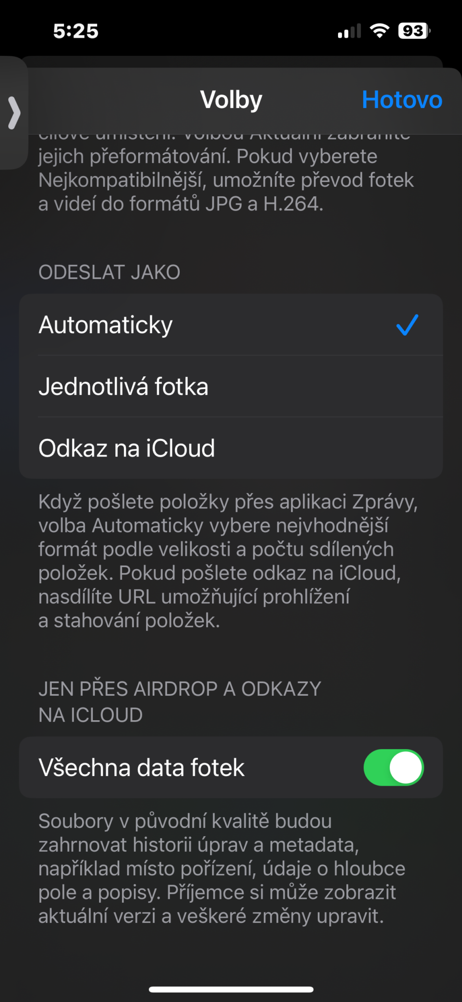 Jak zobrazit metadata u fotek na iPhonu Letem světem Applem