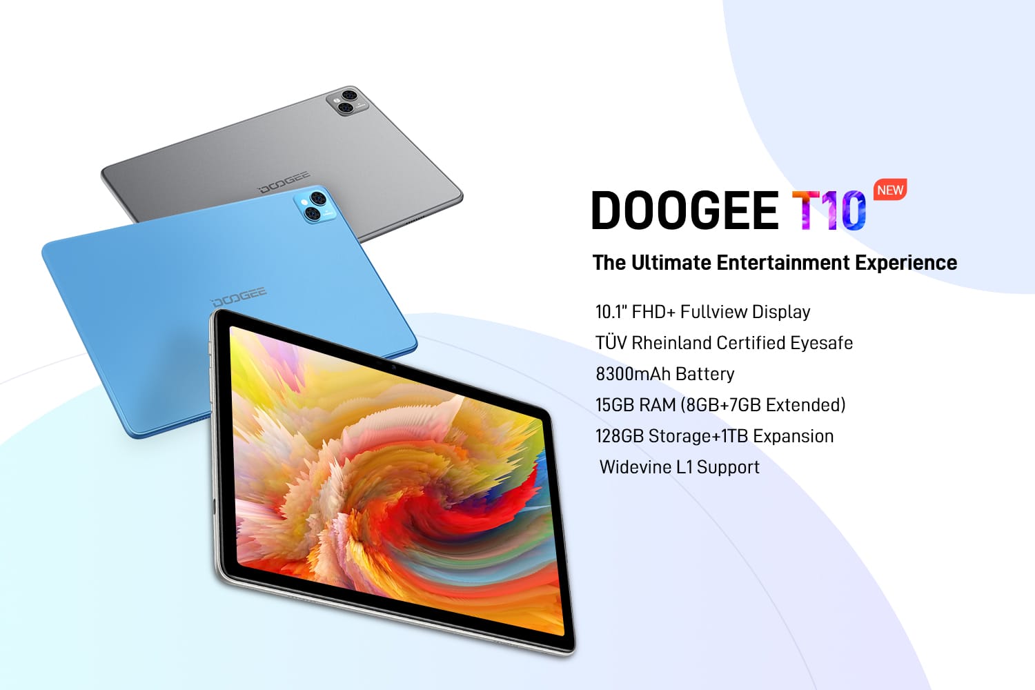 Originální ochranné sklo pro tablet Doogee T10E