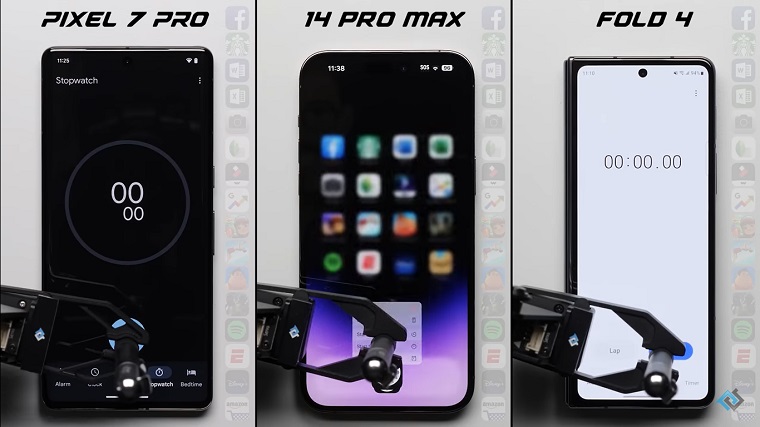 Test Rychlosti Iphone Pro Max Vs Pixel Pro Vs Galaxy Fold