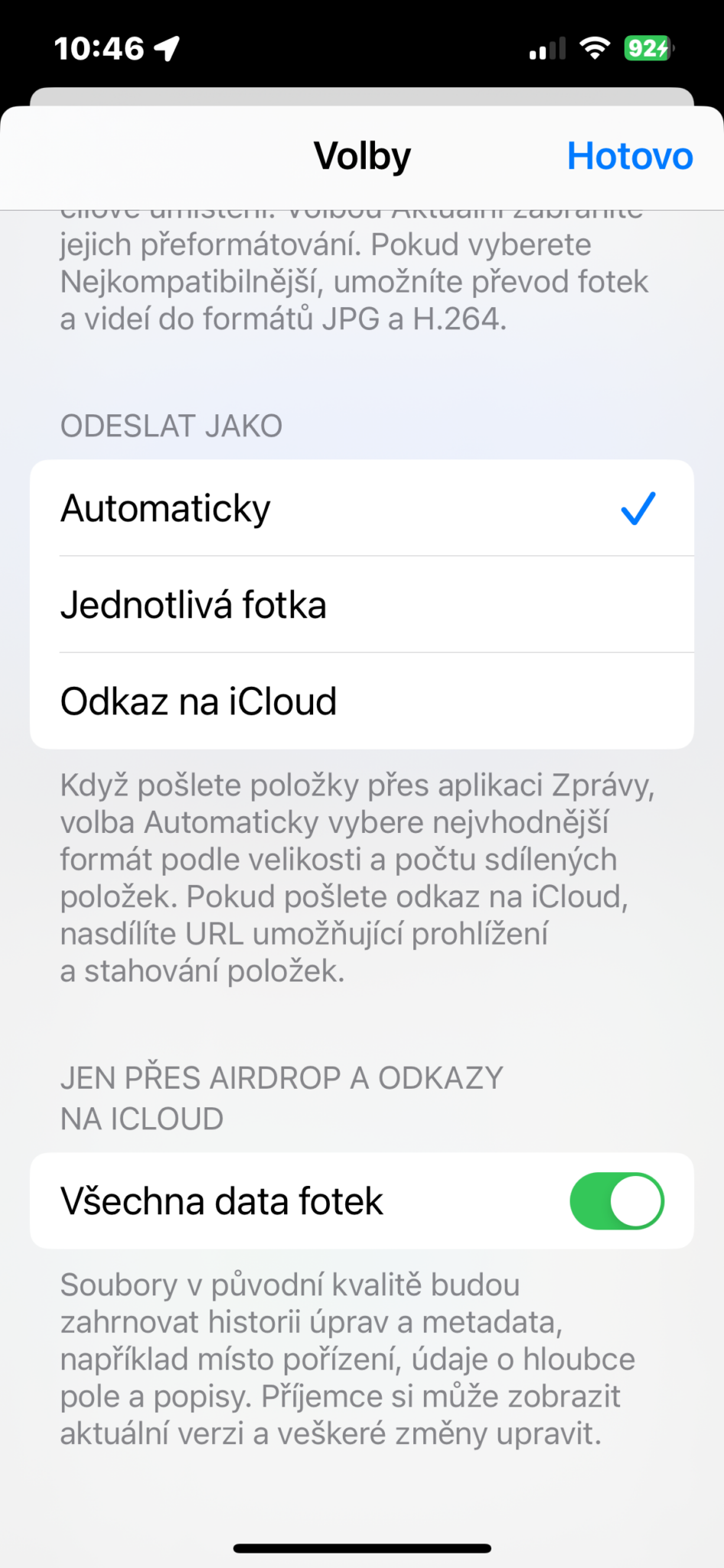 Jak z iPhonu posílat fotky ve vysoké kvalitě – Letem světem Applem